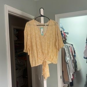 Floral summer blouse